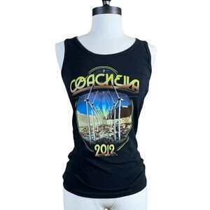 2012 Coachella black tank top size M